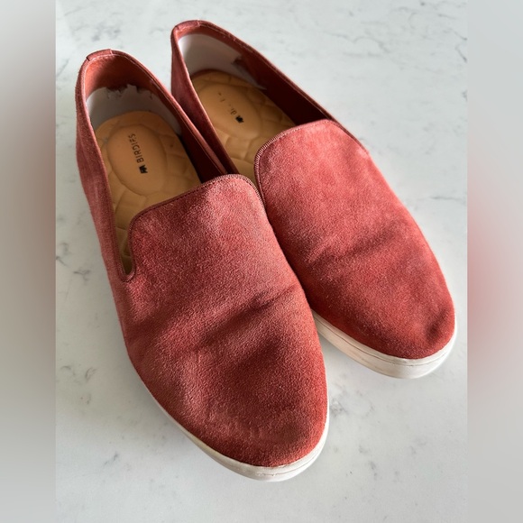 Birdies The Swift Slip On Shoe Women's Size 8 Rust Orange Suede Casual Sneakers - Picture 5 of 10